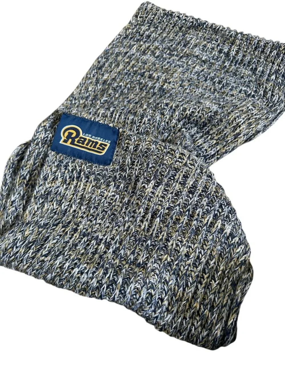 Los Angeles Rams Knit Infinity Scarf Blue & Gold NFL Fan Accessory Unisex